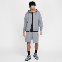 Nike Sportswear Club Fleece Gilet Gris Noir Blanc