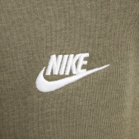 Nike Sportswear Club Fleece Sweat à Capuche Enfants Vert Olive Blanc