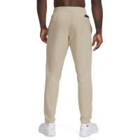 Under Armour Unstoppable Tapered Trainingsbroek Beige Zwart
