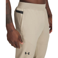 Under Armour Unstoppable Tapered Trainingsbroek Beige Zwart