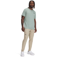 Under Armour Unstoppable Tapered Trainingsbroek Beige Zwart