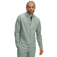 Under Armour Outrun The Storm Veste Vert-Gris Jaune
