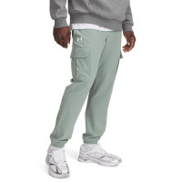 Under Armour Stretch Woven Cargo Trainingspak Full-Zip Mintgroen Wit