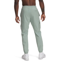 Under Armour Stretch Woven Cargo Trainingspak Full-Zip Mintgroen Wit