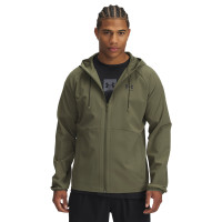 Under Armour Stretch Woven Windbreaker Olijfgroen Zwart