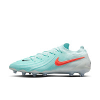 Nike Phantom GX II Elite Gazon Artificiel Chaussures de Foot (AG) Vert Menthe Rouge Noir