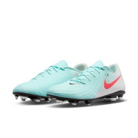 Nike Phantom GX II Club Gazon Naturel Gazon Artificiel Chaussures de Foot (MG) Vert Menthe Rouge Noir