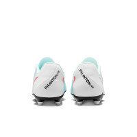 Nike Phantom GX II Club Gazon Naturel Gazon Artificiel Chaussures de Foot (MG) Vert Menthe Rouge Noir