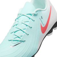 Nike Phantom GX II Club Gazon Naturel Gazon Artificiel Chaussures de Foot (MG) Vert Menthe Rouge Noir