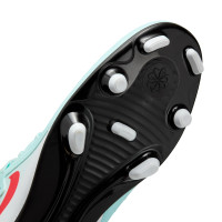 Nike Phantom GX II Club Gazon Naturel Gazon Artificiel Chaussures de Foot (MG) Vert Menthe Rouge Noir