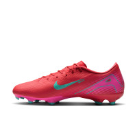 Nike Zoom Mercurial Vapor 16 Academy Gras / Kunstgras Voetbalschoenen (MG) Rood Turquoise Roze