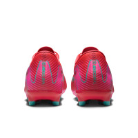 Nike Zoom Mercurial Vapor 16 Academy Gras / Kunstgras Voetbalschoenen (MG) Rood Turquoise Roze