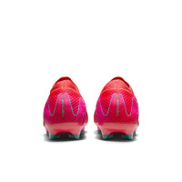 Nike Zoom Mercurial Vapor 16 Pro Gazon Naturel Chaussures de Foot (FG) Rouge Turquoise Rose