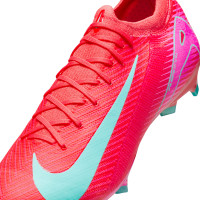 Nike Zoom Mercurial Vapor 16 Pro Gazon Naturel Chaussures de Foot (FG) Rouge Turquoise Rose