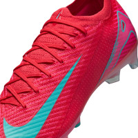 Nike Zoom Mercurial Vapor 16 Elite Gazon Artificiel Chaussures de Foot (AG) Rouge Turquoise Rose