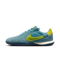 Nike Streetgato Chaussures de Foot Street Bleu-Vert Jaune