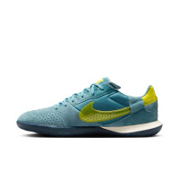 Nike Streetgato Chaussures de Foot Street Bleu-Vert Jaune