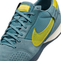 Nike Streetgato Chaussures de Foot Street Bleu-Vert Jaune