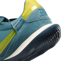 Nike Streetgato Chaussures de Foot Street Bleu-Vert Jaune