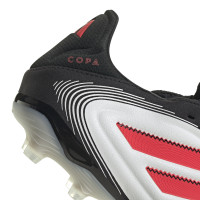 adidas Copa Pure III Pro Gazon Naturel Chaussures de Foot (FG) Blanc Noir Rouge
