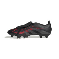 adidas Predator League FT Crampons Vissés Chaussures de Foot (SG) Noir Gris Rouge