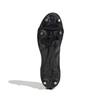 adidas Predator League FT Crampons Vissés Chaussures de Foot (SG) Noir Gris Rouge