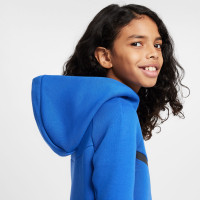 Nike Tech Fleece Sportswear Trainingspak Kids Blauw Zwart
