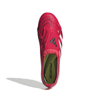 adidas Predator Elite FT Kunstgras Voetbalschoenen (AG) Rood Wit Zwart