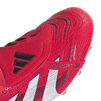 adidas Predator Elite FT Kunstgras Voetbalschoenen (AG) Rood Wit Zwart