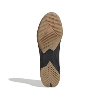 adidas F50 League Chaussures de Foot en Salle (IN) Noir Rouge Argenté