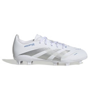 adidas Predator League Gazon Naturel Gazon Artificiel Chaussures de Foot (MG) Enfants Blanc Argenté Bleu