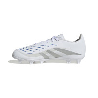 adidas Predator League Gazon Naturel Gazon Artificiel Chaussures de Foot (MG) Enfants Blanc Argenté Bleu