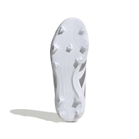 adidas Predator League Gazon Naturel Gazon Artificiel Chaussures de Foot (MG) Enfants Blanc Argenté Bleu