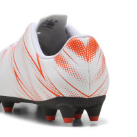 PUMA Attacanto Gras / Kunstgras Voetbalschoenen (MG) Kids Wit Oranje