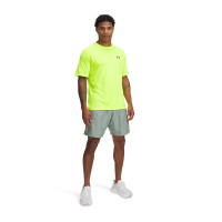 Under Armour Tech Woven Wordmark Short d'Entraînement Vert Clair Néon Jaune