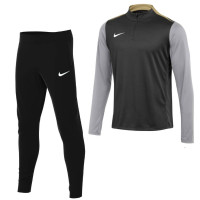 Nike Academy Pro 24 Trainingspak 1/4-Zip Zwart Grijs Goud