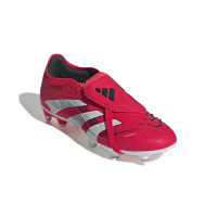 adidas Predator Pro FT Crampons Vissés Chaussures de Foot (SG) Rouge Blanc Noir
