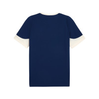 PUMA Portugal Maillot d'Entraînement 2025-2026 Bleu Foncé Blanc Cassé Jaune