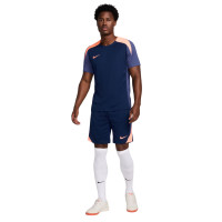 Nike Strike Trainingsbroekje Donkerblauw Oranje
