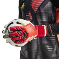 adidas Predator Match Gants de Gardien de But Rouge Blanc Noir