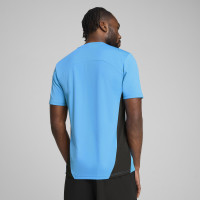 PUMA Olympique Marseille Maillot d'Entraînement 2024-2025 Bleu Clair Noir Bronze