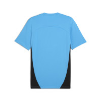 PUMA Olympique Marseille Maillot d'Entraînement 2024-2025 Bleu Clair Noir Bronze