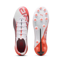 PUMA Ultra 5 Ultimate Kunstgras Voetbalschoenen (AG) Wit Zwart Rood