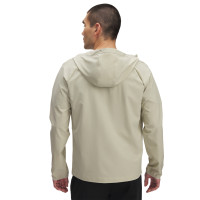 Under Armour Vibe Woven Coupe-Vent Full-Zip Beige Noir
