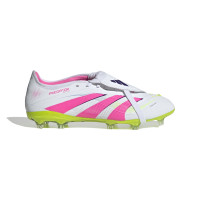 adidas Predator Pro FT Gras Voetbalschoenen (FG) Wit Roze Neongeel