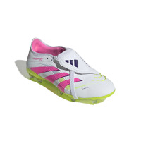 adidas Predator Pro FT Gras Voetbalschoenen (FG) Wit Roze Neongeel