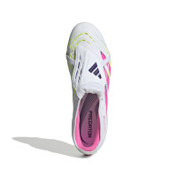 adidas Predator Pro FT Gras Voetbalschoenen (FG) Wit Roze Neongeel