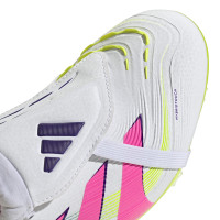 adidas Predator Pro FT Gras Voetbalschoenen (FG) Wit Roze Neongeel