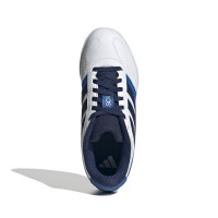 adidas Super Sala III Chaussures de Foot en Salle (IN) Enfants Blanc Bleu Bleu Foncé
