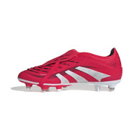 adidas Predator Pro FT Crampons Vissés Chaussures de Foot (SG) Rouge Blanc Noir